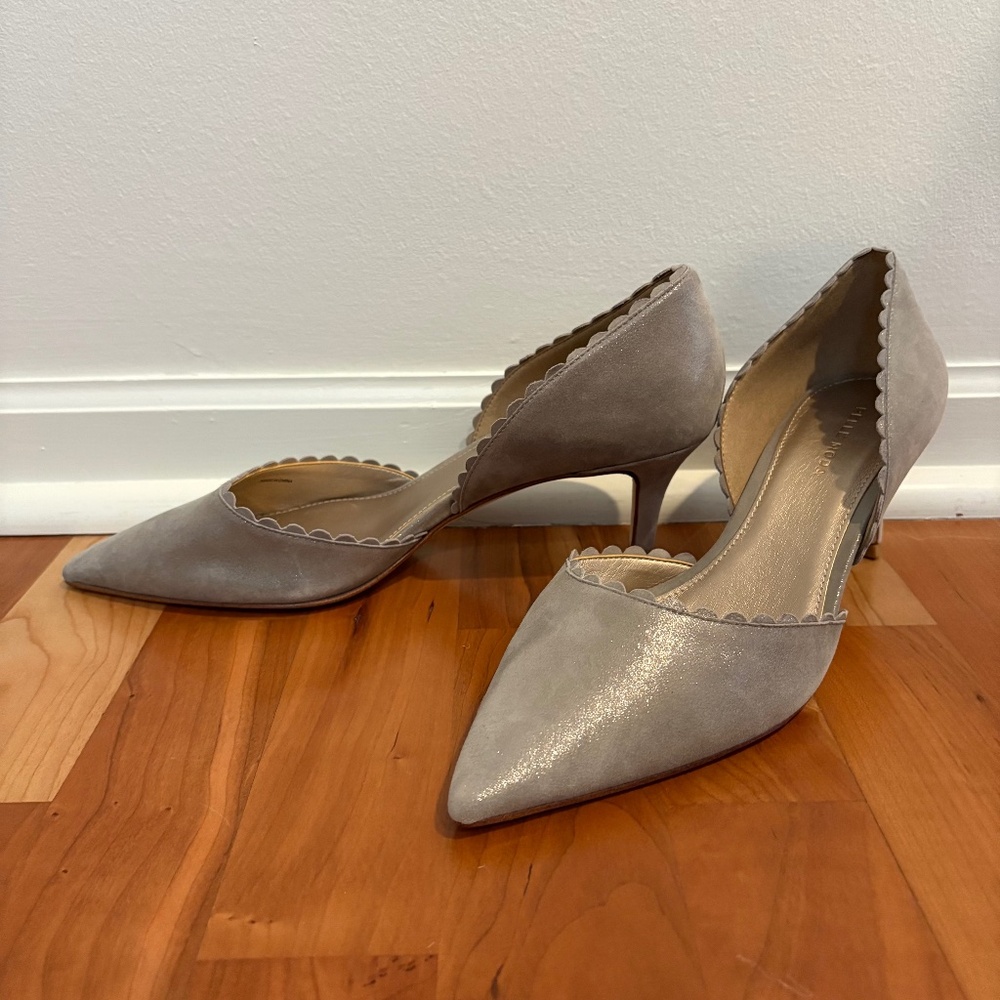 Pelle Moda Kenny Heel in Pewter Size 10